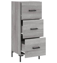 Sideboard Grau Sonoma 34,5x34x90 cm Holzwerkstoff