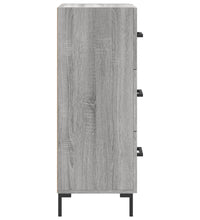 Sideboard Grau Sonoma 34,5x34x90 cm Holzwerkstoff