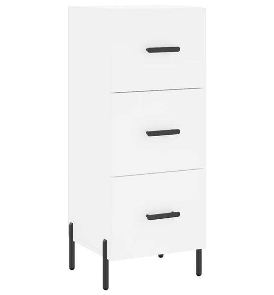 Sideboard Weiß 34,5x34x90 cm Holzwerkstoff