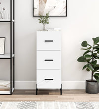 Sideboard Weiß 34,5x34x90 cm Holzwerkstoff