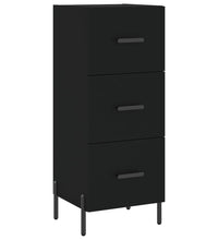 Sideboard Schwarz 34,5x34x90 cm Holzwerkstoff