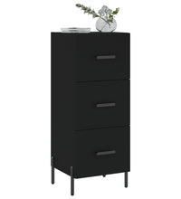 Sideboard Schwarz 34,5x34x90 cm Holzwerkstoff