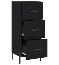 Sideboard Schwarz 34,5x34x90 cm Holzwerkstoff