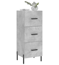 Sideboard Betongrau 34,5x34x90 cm Holzwerkstoff