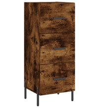 Sideboard Räuchereiche 34,5x34x90 cm Holzwerkstoff