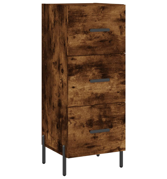 Sideboard Räuchereiche 34,5x34x90 cm Holzwerkstoff