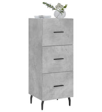 Sideboard Betongrau 34,5x34x90 cm Holzwerkstoff