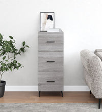 Sideboard Grau Sonoma 34,5x34x90 cm Holzwerkstoff