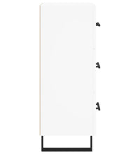 Sideboard Weiß 34,5x34x90 cm Holzwerkstoff