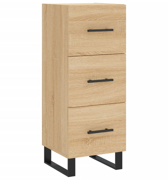 Sideboard Sonoma-Eiche 34,5x34x90 cm Holzwerkstoff