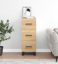 Sideboard Sonoma-Eiche 34,5x34x90 cm Holzwerkstoff