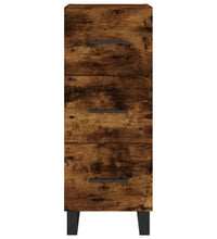 Sideboard Räuchereiche 34,5x34x90 cm Holzwerkstoff