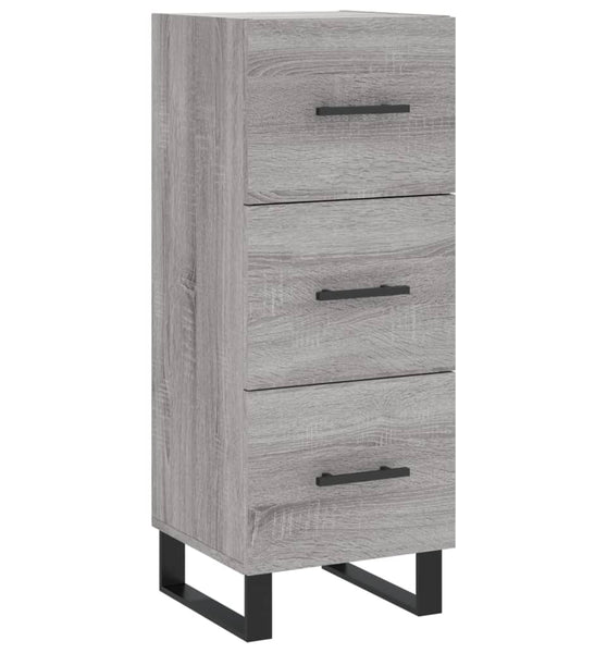 Sideboard Grau Sonoma 34,5x34x90 cm Holzwerkstoff