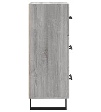 Sideboard Grau Sonoma 34,5x34x90 cm Holzwerkstoff