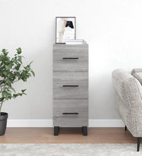 Sideboard Grau Sonoma 34,5x34x90 cm Holzwerkstoff