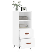 Sideboard Weiß 34,5x34x90 cm Holzwerkstoff