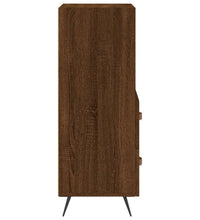 Sideboard Braun Eichen-Optik 34,5x34x90 cm Holzwerkstoff