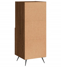 Sideboard Braun Eichen-Optik 34,5x34x90 cm Holzwerkstoff