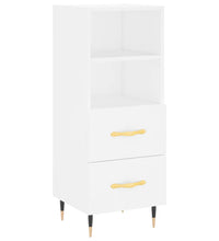 Sideboard Weiß 34,5x34x90 cm Holzwerkstoff