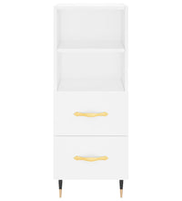 Sideboard Weiß 34,5x34x90 cm Holzwerkstoff