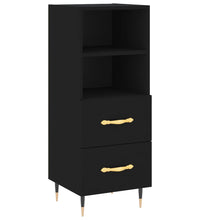 Sideboard Schwarz 34,5x34x90 cm Holzwerkstoff