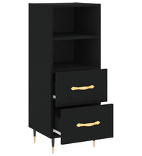 Sideboard Schwarz 34,5x34x90 cm Holzwerkstoff