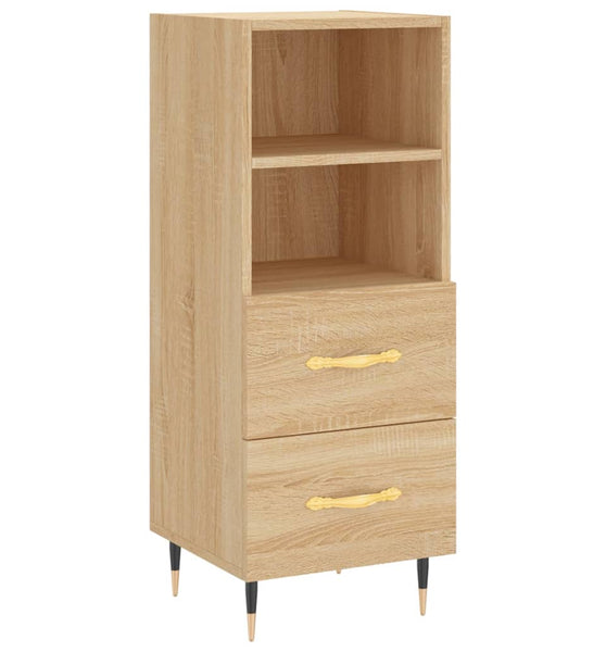 Sideboard Sonoma-Eiche 34,5x34x90 cm Holzwerkstoff