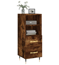 Sideboard Räuchereiche 34,5x34x90 cm Holzwerkstoff