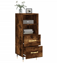 Sideboard Räuchereiche 34,5x34x90 cm Holzwerkstoff