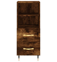 Sideboard Räuchereiche 34,5x34x90 cm Holzwerkstoff