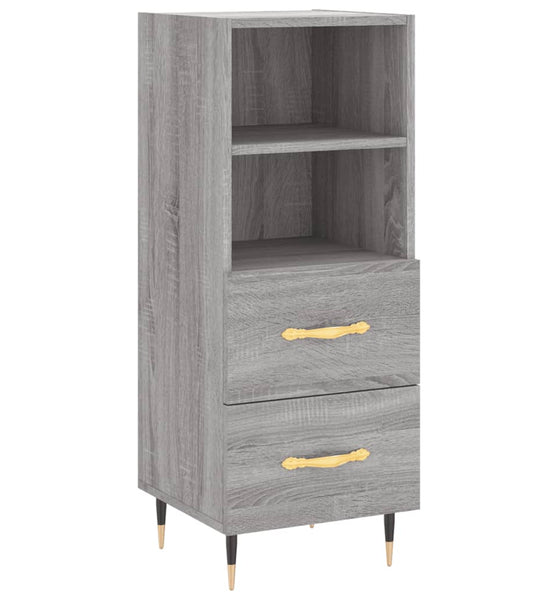 Sideboard Grau Sonoma 34,5x34x90 cm Holzwerkstoff