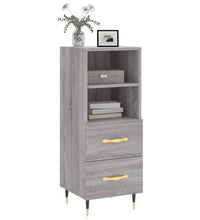 Sideboard Grau Sonoma 34,5x34x90 cm Holzwerkstoff