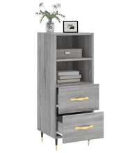 Sideboard Grau Sonoma 34,5x34x90 cm Holzwerkstoff