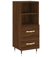 Sideboard Braun Eichen-Optik 34,5x34x90 cm Holzwerkstoff