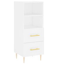 Sideboard Weiß 34,5x34x90 cm Holzwerkstoff