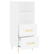 Sideboard Weiß 34,5x34x90 cm Holzwerkstoff