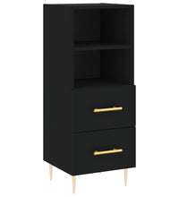 Sideboard Schwarz 34,5x34x90 cm Holzwerkstoff