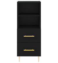 Sideboard Schwarz 34,5x34x90 cm Holzwerkstoff