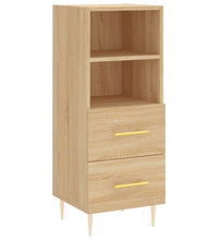 Sideboard Sonoma-Eiche 34,5x34x90 cm Holzwerkstoff