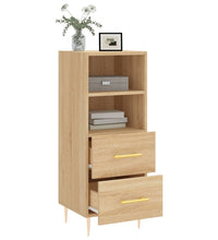 Sideboard Sonoma-Eiche 34,5x34x90 cm Holzwerkstoff