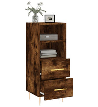 Sideboard Räuchereiche 34,5x34x90 cm Holzwerkstoff