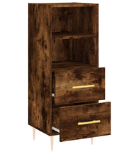 Sideboard Räuchereiche 34,5x34x90 cm Holzwerkstoff