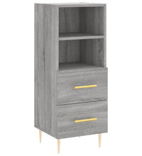 Sideboard Grau Sonoma 34,5x34x90 cm Holzwerkstoff