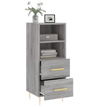 Sideboard Grau Sonoma 34,5x34x90 cm Holzwerkstoff