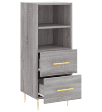 Sideboard Grau Sonoma 34,5x34x90 cm Holzwerkstoff