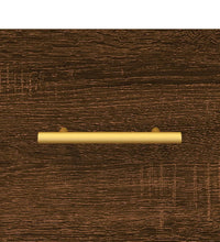 Sideboard Braun Eichen-Optik 34,5x34x90 cm Holzwerkstoff