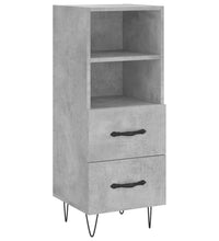 Sideboard Betongrau 34,5x34x90 cm Holzwerkstoff