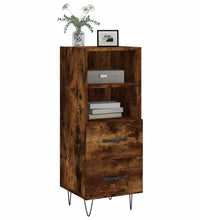 Sideboard Räuchereiche 34,5x34x90 cm Holzwerkstoff