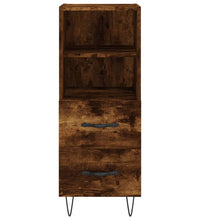 Sideboard Räuchereiche 34,5x34x90 cm Holzwerkstoff