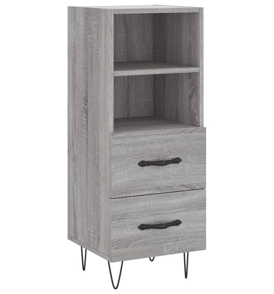 Sideboard Grau Sonoma 34,5x34x90 cm Holzwerkstoff